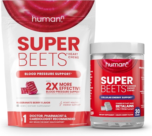 [BRSRAFL7B4FR6YD6] Humann SuperBeets Heart & CardiO2 Chews