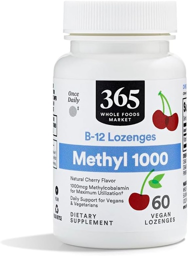 [BRSWGZQBOQCWGGQ6] Markol complet, Metyl B-12 1000 MCG Cirera Lozenge, 60 CT