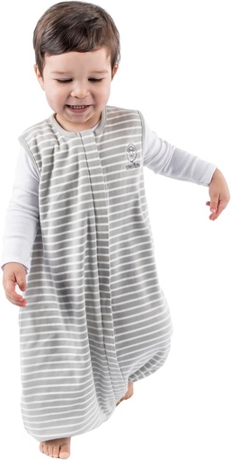 [BRSWKH33AB5GC2DV] Woolino 4 Season Baby Sleep Bag with feet, Merino Wool and Organic Cotton Walker Sleep Bag Sack, Toddler Sleeping Bag, 18-36m, Gray