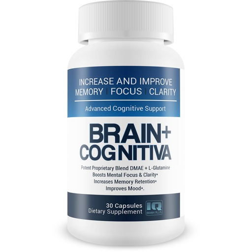 [BRSWGBL6CEHGOCYV] Brain+ Cognitiva - Advanced Cognitive Support - Help Increase and Improve Memory, Boost Mental Focus, and Support Mental Clarity - Alpha-GPC Capsules for Brain Support and Opti Nootropic Boost