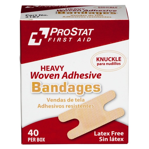 [BRSWIFAROR4AOYD2] ProStat First Aid 2187 Bandage Heavy Woven Knuckle (Pack of 40)