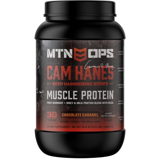 [BRSWGEL2AAFRYGY7] MTN OPS Magnum Whey Protein Powder, Chocolate Caramel | 23g Whey Protein, Whey Isolate & Concentrate, Muscle Recovery, Low Sugar, Gluten Free