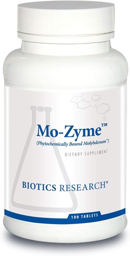 [BRSWIYL3AIABG3D4] Biotice de cercetare Mo-Zime Molybdenum 50 micrograme, suport hepatic, detoxifiere, element esenţial Trace, metabolice sănătoase, suport antioxidant 100 comprimate