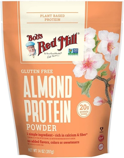 [BRSW2YD2AV7BU33L] Bob's Red Mill Gluten Free Almond Protein 14 oz (Pack of 1).