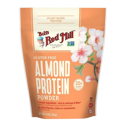 [BRSW2YD2AV7BU33L] Bob's Red Mill Gluten Free Almond Protein Powder 14 oz (Pack of 1)