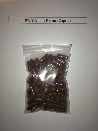 [BRSWIGT3BACBGE3U] 8% yohimbin Yohimbe Bark Extract 400 mg x 1000 kapslar / afrodin