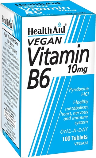 [BRSWIYAYCQBBSF3M] Vitamin B6 (Pyridoxin HCl) 10mg 100 Tabletten