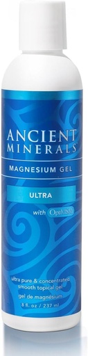 [BRSWIGAABV7BAD3U] Ancient Minerals Magnesium Gel Ultra with OptiMSM and Aloe Vera - Topical Magnesium Gel Formula with MSM Best Used for Massage and Topical Application (8oz)