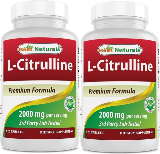 [BRSROZAQCIFQEDTP] Natural onenak L-Citrulline 2000mg/Serving - Non-GMO - Gluten Free - 120 Tablets (120ko kondea)
