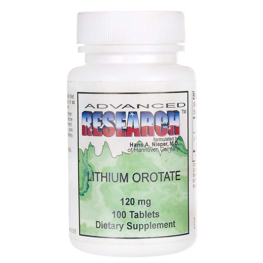 [BRSWIZQQBB4QMCYV] Lithium Orotate 120 Milligrams 100 Tabs