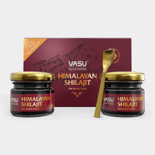 [BRSROAD7DEPGY3Y7] VASU Ayurveda Himalayan Shilajit Resin 400mg – Lab Tested Natural Energy Booster with Fulvic Acid & 85+ Trace Minerals – Pure Shilajit for Men & Women – 100 Days Supply for Strength & Stamina (2-Pack)