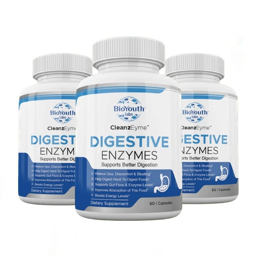 [BRSRMHYYCICWEH3V] Labs Natural Digestive Enzymes & Probiotic Supplement for Adults, 180 Capsules - Nutritious Blend of Digestive Enzymes & Advantage Probiotic for Digestion & Digestive Health.