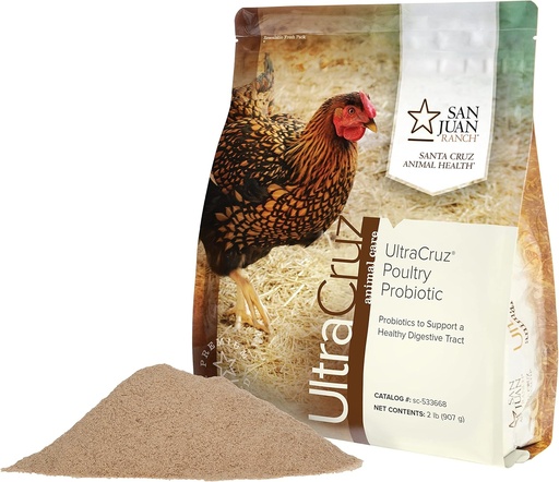[BRSW2AD4OEDRYHLP] UltraCruz Poultry Probiotic; 2 lb, Brown
