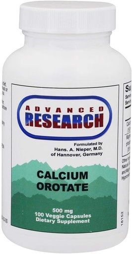 [BRSWIZQ5CABQK2D6] Dr. Hans Nieper Calcium Orotate Capsules, 100 Count