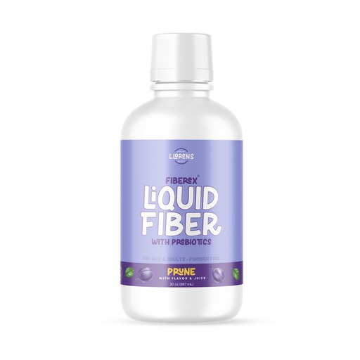 [BRSRAGIQOUIBEF35] LLORENS PHARMACEUTICAL Liquid Fiber 15 Grams Soluble Fiber, No Sugar, Regularity and Soft Stools - Prune Flavor - 30 FL oz