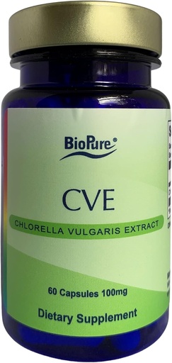 [BRSWKYQ3OEJROFD4] BioPure CVE Chlorella Vulgaris Extract – Nutrient-Dense, Nutraceutical Superfood Packed with Proteins, Vitamins, Minerals & Amino Acids That Supports Metabolism, Detox & Immunity – 60 Capsules