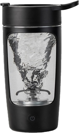 [BRSROHANA4GQMG3H] Elektrisk Shakerflaske, Blenderflasker For Proteinmikser, Tritan | BPA Gratis | Bærbar mikser Cup, Oppladbare Shake Cups og Måltid erstatningshakes, 22 oz(svart)