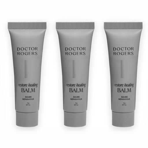 [BRSROAQ5AQHBOYLD] Doktor Rogers återställer helande balsam. Multi-Purpose Healing Ointment & Moisturizing Eczema Relief Gel, Protects & Soothes Injured, Sensitive & Dry Skin, 5 gram Tube (Pack of 3)