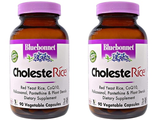 [BRSWKHQTO54AM2YY] Bluebonnet Nutrition, CholesteRice, 90 Veggie Caps - 2pc