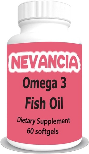 [BRSRAYI6CENB6GQ2] Omega-3 Fish Oil High in DHA & EPA, 1200 mg Omega-3, Ultra Potent, Promotes Heart & Brain Health, Natural Lemon Flavour, 60 Softgels