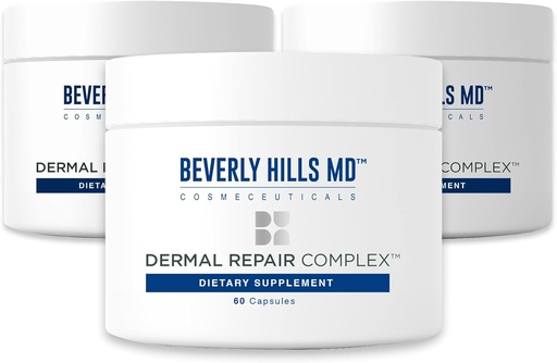 [BRSRE2QDCR4AIDIZ] Beverly Hills MD Dermal Repair Anti-Aging Supplement - Hyaluronic Acid, Collagen, Vitaminas para Smooth, Plump Skin (3)