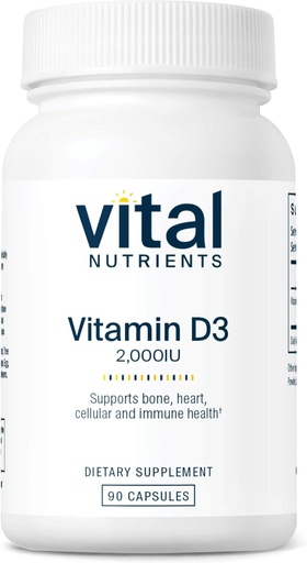 [BRSWIYQFBUMGO3Y3] Vitale voedingsstoffen Vitamine D 2000 IE Vitamine D3 Supplement 