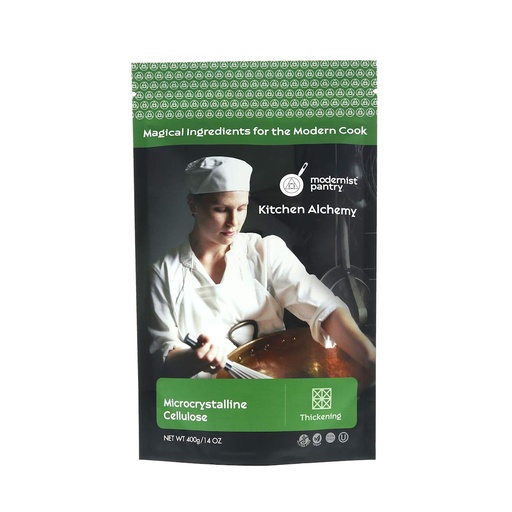 [BRSWGCYFDEIAI33X] Pure Microcrystalline Cellulose (MCC) Powder ⊘ Non-GMO Gluten-Free Vegan OU Kosher Certified - 400g/14oz