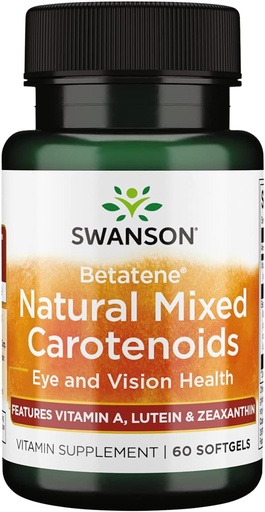 [BRSWGEIDB4GQ4CL2] Swanson ULT BETATENE NAT Mix CAROTENOID 60SG