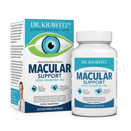 [BRSWKGYEON7WYCAZ] Macular Support with Lutein, Zeaxanthin Zinc (60 Vegetarian Capsules)