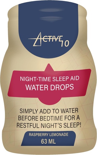 [BRSROHQYOANA2ETG] Night Time Sleep Aid Water Drops, Enhancing and Soothing for Restful Nights - Cherry Juice, Natural Ingredients - 2.13 Fl Oz