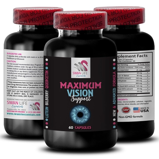 [BRSRAFITAUHBOA35] Daily Vision - Eye Vision Supplement - Crisp Sight, Better Sight, Sharp Focus, Visual Clarity, Vision Boost, Pure View, Focus Sharp, Eye Clarity, Focus Clear 1 Bottle 60 Capsules