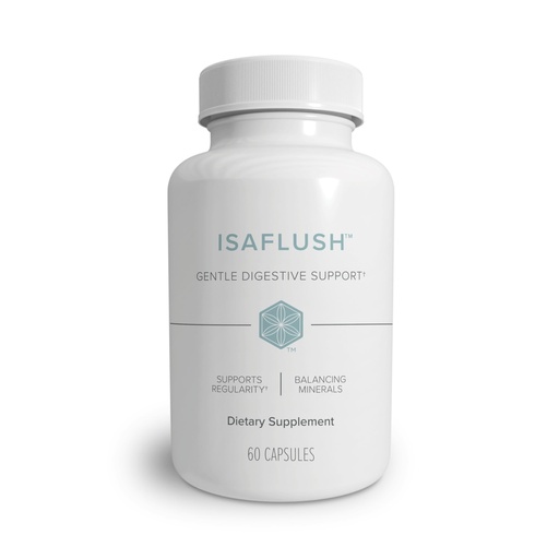 [BRSWIY3ROV4RS3TK] Isagenix IsaFlush - Gentle Digestive Support with Balanced Minerals Encouraging Regularity - No Harsh Laxatives - 60 Capsules