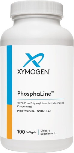 [BRSWIYQEB4ABWFY7] XYMOGEN PhosphaLine - Polyenylphosphatidylcholine Phosphatidyl Choline - Support Liver Health, Cell Membrane Fluidity, Cardiovascular Health (100 Softgels)