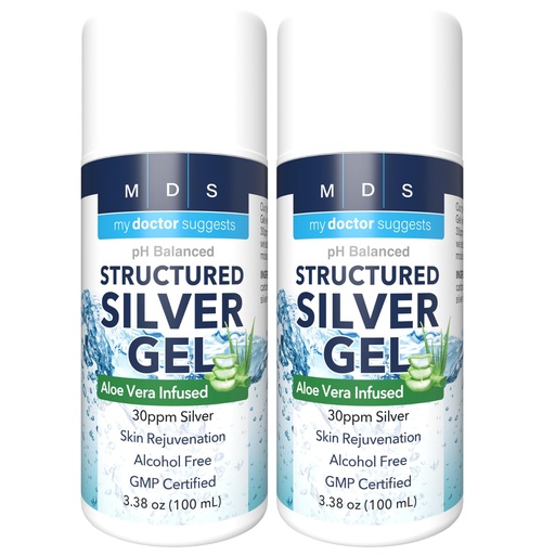[BRSWIBI2ORYWKDAZ] Silver Colloidal Gel with Aloe Vera, 3.38 oz (Pack of 2)