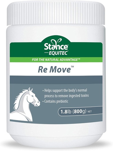 [BRSWYFQOOQMQ4DLG] Stance Equitec Re Move - Horse Supplements That Support The Body's Normal Process to Remove Ingested Toxins, Contains Probiotics - 1.5 lb