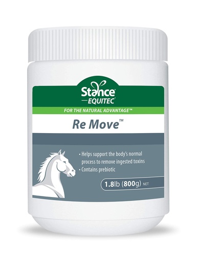 [BRSWYFQOOQMQ4DLG] Stance Equitec Re Move - Horse Supplements that Support The Body's Normal Process to Remove Ingested Toxins, Contains Probiotics - 1.5 lb
