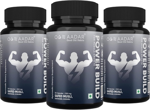 [BRSW22Q5OYPGMG3G] AADAR Power Investment 124; Ayurvedic Real Muscle Mass Gainer
