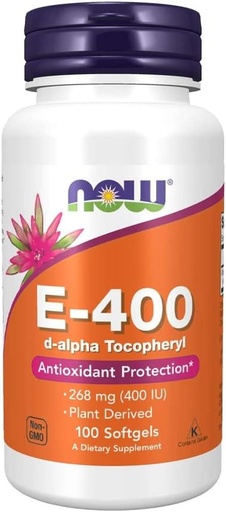 [BRSWIYTYCANWYEY7] Now Foods Vitamin E-400 Mixed Tocopherols - 100 Softgels