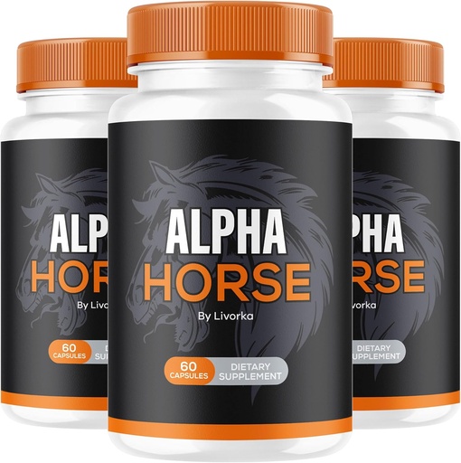 [BRSRAAL7AQMWY23X] (3 Pack) Alpha Horse, Alpha Horse Pills for Men, Alpha Horse Capsules, Alpha Horse Supplement, Alpha Horse Vitamin All Natural Premium Formula, Alpha Horse Supplement Support, 180 Capsules for 3 Month