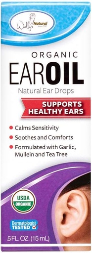 [BRSWEC3YCJ5WACDX] Wally's Natural Organic Ear Oil, .5oz. Per Bottle (2 Pack)