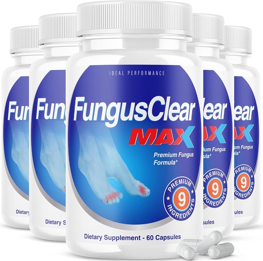 [BRSW2BTYDEOWE33V] IDEAL PERFORMANCE (5 Pack) Fungus Clear Max Toenail Pills (300 capsules)