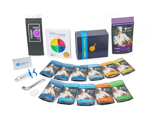 [BRSWIEAYBN4A2CYZ] PREMIUM Molecular Gastronomy "Made Easy" Starter Kit ⊘ Non-GMO Gluten-Free OU Kosher Certified Ingredients
