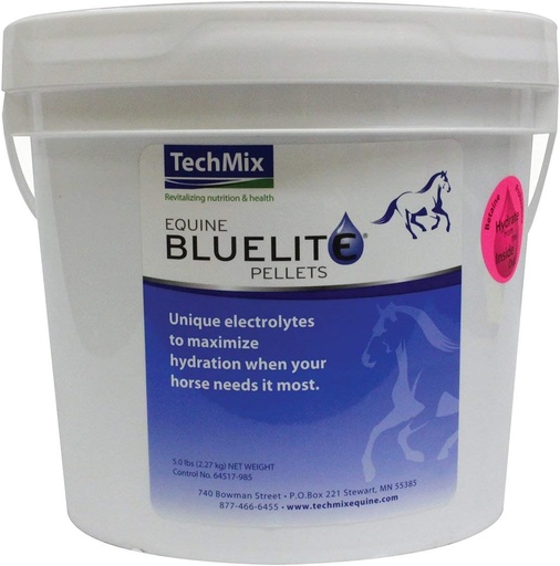 [BRSWIYYPBB6WC3TE] Techmix Equine BlueLite Pellets 5lb 5LB