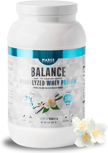 [BRSROGILC4ORMC3J] Hydrolyzed Whey Protein byMarceFitness Vanilla Flavor 2 Pound