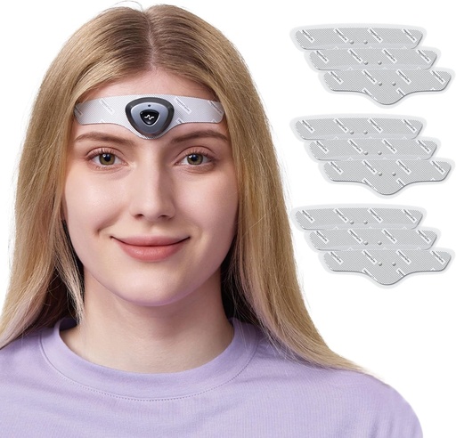 [BRSRAGIDOIIG2DY3] HeadaTerm-2 Migraine Relief Device e-TNS Technology Rechargeable Head Cap Treatment for migraine and Headache, Drug-Free, Clinically Proven, Fast-Acting, No Side Effects (1* HeadaTerm 2 +9*Electrodes)