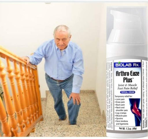 [BRSWGZIHC4PR4AI4] Arthro Eaze Plus - Arthritis Pain Relief Cream for Hand, Knee, Foot, Back, Neck and Wrist Joints Pain– Fast-Acting, Non-Greasy- for Arthritis, Tendinitis.