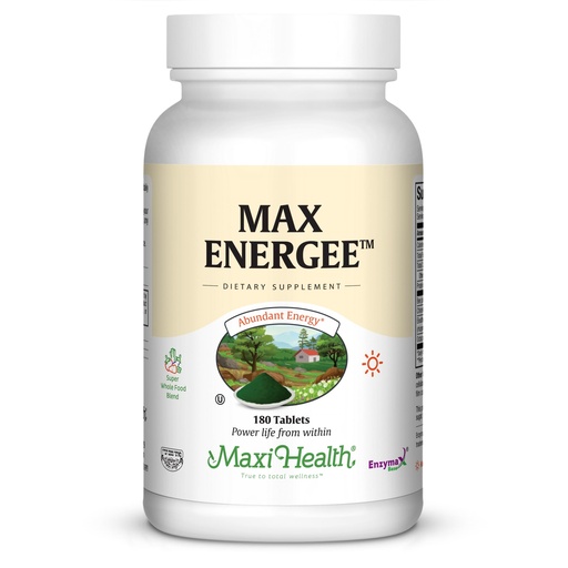 [BRSWIYAKCUOQYFLO] Maxi Health Max Energee - Natural Energy and Stamina Booster - 180 Tablets - Kosher