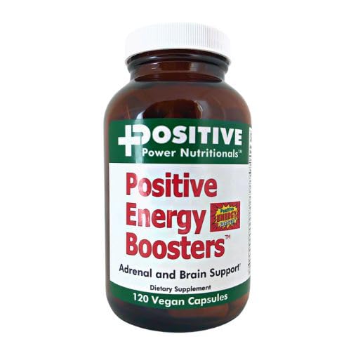 [BRSRAGITCQBR4GYV] VitaBoost Positive Power Energy Boosters – Natural Energy Supplement with Herbs, B-12, Bee Pollen, Jitter-Free Smooth Energy, Quick & Safe, No Caffeine, Ephedra, or Guarana (120)