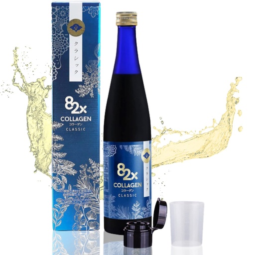 [BRSWYYY5C55RAHIY] 82X Classic Collagen - Marine Fish Tuna Collagen Peptides Liquid Drink for Skin Hair Nails from Japan
