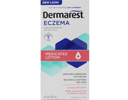 [BRSWIZQLAZ6AE3T6] Dermarest Eczema Medicated Lotion | Dermatologist Tested | 4 FL OZ (6 Pack)